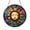 Acrylic 3.5 Inch, variant on Celestial Sun Expression Window Suncatcher, Decorative Stained Glass Style Mandala Art, Thoughtful Gift
