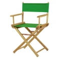 thumbnail image 1 of Casual Home 18"" Director'S Chair Natural Frame With Green Canvas, 1 of 5