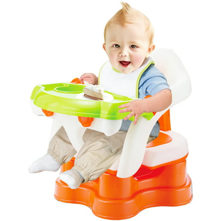 KARMAS PRODUCT 3-in-1 Baby Booster Seat Toddler Kitchen Dinning Chair Bath Seat, Eating Bathing Sitting up, Lightweight and Easy to