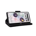 thumbnail image 3 of Allytech Google Pixel 7 Pro Wallet Case with Zipper Pocket, Luxury PU Leather Flip Cover with Card Slots & Wrist Strap, Shockproof Kickstand Magnetic Buckle Protective Case for Women Men, Black, 3 of 15