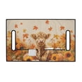 thumbnail image 2 of Whosucclay Calf Pumpkin Pattern Golf Cart Seat Cover, Breathable 4 Storage Pockets Anti-Slip Golf Cart Seat Towel Blanket for EZGO Club Car Yamaha, 52.36" x 32.28", 2 of 7