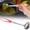 Orange, variant on Stainless Steel Canning Ladle, Long Handled Ladle, Sauce Dressing Spoon with Ergonomic Handle, 12.2 x 3.43 Inches, 1 Piece