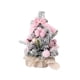 thumbnail image 1 of Árbol de Navidad artificial para centro de mesa, adornos en miniatura con bolas navideñas rosa 30cm, 1 of 9