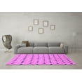thumbnail image 3 of Ahgly Company Indoor Round Abstract Purple Modern Area Rugs, 3' Round, 3 of 4