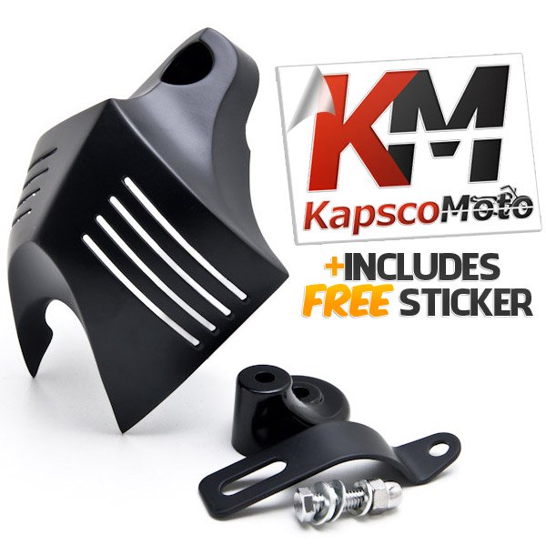 Black Twin Horn Cover Cowbell Kit For 1992-2014 Harley Motorcycles – HTTMT