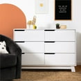 thumbnail image 2 of Babyletto Hudson 6 Drawer Double Dresser in White, 2 of 8