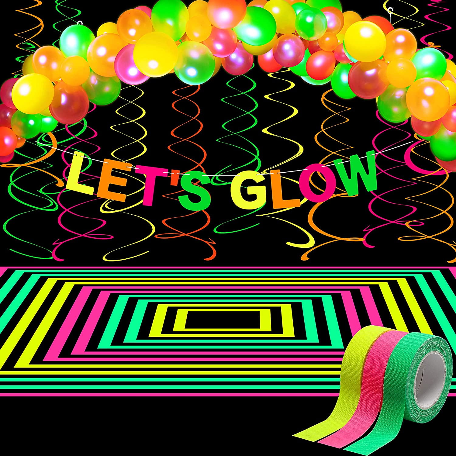 glow in the dark balloons decoration supplies glow in the dark balloons decoration supplies