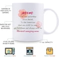 thumbnail image 5 of Gifts for Mom from Daughter Son - Mothers Day, Birthday, Christmas, Thanksgiving Coffee Mug Gifts for Mom Step Mom Mother in Law - 11 oz Flower Mom Mug, 5 of 6