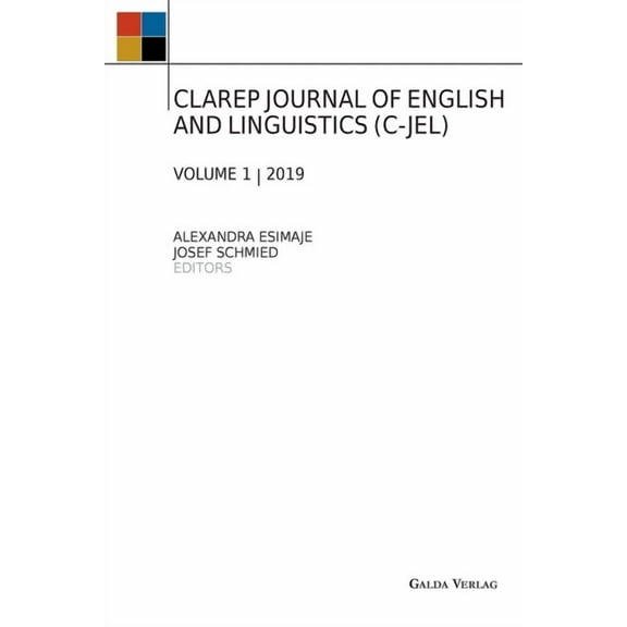 Clarep Journal of English and Linguistics (C-Jel): Vol. 1, (Paperback)