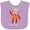 Lavender, variant on Inktastic Cute Robot, Silly Robot, Funny Robot, Robotics Boys or Girls Baby Bib