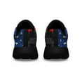 thumbnail image 4 of Memorial Day Remember And Honor US Veteran American flag Eagle Shoes Sneakers Black Size 3.5, 4 of 7