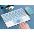 thumbnail image 2 of 10Inches Touchpad Bluetooth Keyboard and Wireless Mouse Combo Kit for Mobile Phones and Tablets, 2 of 5