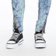 thumbnail image 4 of Jeans Para Mujer Tobillos Abiertos Deslavado Ajustados azul 13, 4 of 5