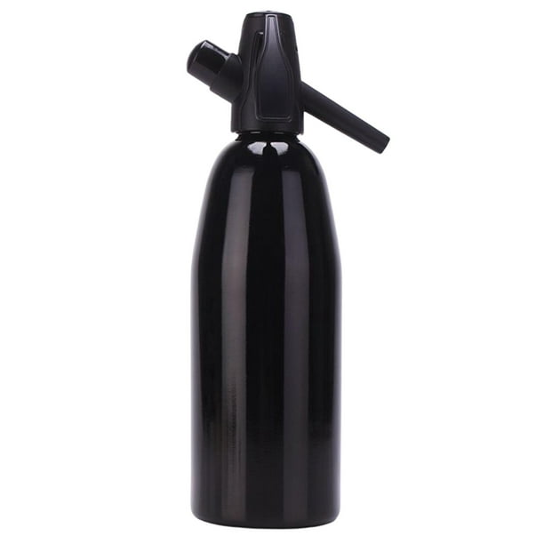 Máquina para hacer refrescos con gas Máquina para hacer agua con gas Carbonatador Agua con gas y agua mineral Negro