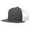 Heather Charcoal/ White, variant on - Wool Blend Flat Bill Trucker Cap - 511 - Heather Charcoal/ White