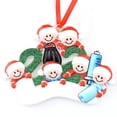 thumbnail image 1 of Resina De Navidad Navidad Familia Diy Bendiciones Escritas A Mano Colgantes De Muñeco De Nieve Regalo Para Amigo O Familia Speravity HA040823-22, 1 of 6