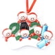 thumbnail image 1 of Resina De Navidad Navidad Familia Diy Bendiciones Escritas A Mano Colgantes De Muñeco De Nieve Regalo Para Amigo O Familia Speravity HA040823-22, 1 of 6
