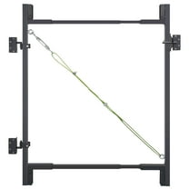 Fence Gate Kit DIY Gate Building Kit, 36"-72" Heavy Duty Wood Fence Gate Kit with 4-5 Feet Height, Fits Both 1"x4" and 2"x4" Wood