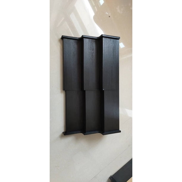 Estante retráctil de tres capas de bambú para condimentos, estante de cocina, estante para condimentos de restaurante
