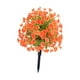 thumbnail image 4 of Flores artificiales Decoración del jardín topiario Vigidor de bricolaje Decedente de decoración de bodas Plantas con estaca para un regalo de paisaje Naranja, 4 of 8