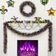 thumbnail image 1 of Guirnaldas y cintas decorativas para fiestas de carnaval | Guirnalda de papel crepé para fondo fotográfico | Espirales colgantes para decoración de mesa, 1 of 8