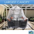 thumbnail image 4 of Just Relax Extra-Large Indoor-Outdoor Round Canopy Mosquito Net, White, 5x9 Feet, 4 of 8