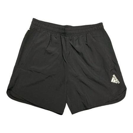 Adidas Men's Aeroready Elastic Waistband Moisture Absorbing Training Shorts (Black, XXL)