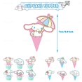 thumbnail image 3 of Sanrio-Decoración de globos para fiesta de cumpleaños de niños, suministros escolares con temática de Cinnamoroll, bandera para tirar, Charm, fila de pastel, 3 of 4