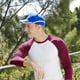 thumbnail image 3 of Paquete 100 piezas Gorra deportiva con ajuste velcro cómodo blanco Unitalla, 3 of 4