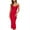 Red, variant on WIZUTIZ Womens Dresses Summer Stylish Slim Fit Tube Bandeau Pleated Solid Sun Dresses Sleeveless V-Neck Vacation Dress for Ladies Midi Dress Comfy Party Dress Blue