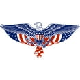 thumbnail image 3 of CafePress - Eagle And American Flag - Greeting Card, Blank Inside Matte, 3 of 3