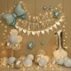 thumbnail image 1 of Conjunto de decoración de fiesta de arcoíris Kit de fiesta temática de arcoíris Feliz cumpleaños Pancarta de color pastel Globos de puente de arcoíris Adorno para tarta para niñas de arco ir, 1 of 4
