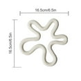 thumbnail image 3 of Cqxid Placemat Under $5 Silicone Trivet Mat Table Mat Multipurpose Hot Pot Holder Non Slip Cups For Drinks Dining Table Apartment Black, 3 of 6