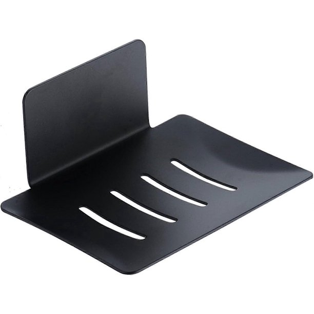 Soap Dish Holder, stainless steel Tray Self-Adhesive Chrome Finish Shower Sink Bar Soap Sponge Holder