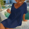 thumbnail image 6 of yillto Bathing Suit Cover Ups for Women Swimwear Beach Bikini Swimsuit Ladies Crochet Loose Dress, 6 of 6