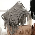 thumbnail image 7 of MRLESS Fringe Crossbody Shoulder Bag Tassel Messenger Bag Fashionable Western Fringe Purse, 7 of 7