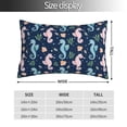 thumbnail image 2 of Salouo Seahorses And Plants Pattern Pillow Cases,1PC Pillow Covers with Envelope Closure Decorative Pillow Case for Bed Couch,Pillows Not Included-20"x30", 2 of 6