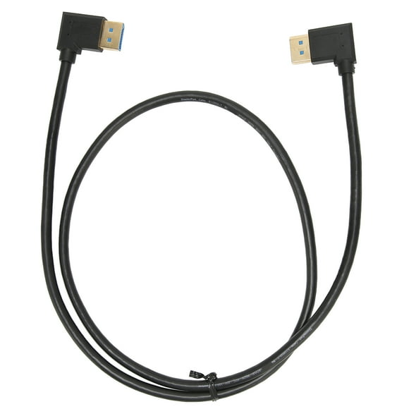 Oubit Degree Angled K Display Port Cable,Displayport Cable 1.4 32.4Gbps Display Portto Display Port Cable Degree Right Angle DP Maleto DP Male Cable Sleek Aesthetic