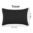 thumbnail image 2 of Unique Bargains 2-Piece Soft Microfiber Pillowcases, Travel, Black, 2 of 8