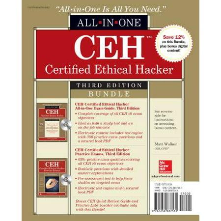 CEH Certified Ethical Hacker Bundle (Best Way To Protect Computer From Hackers)