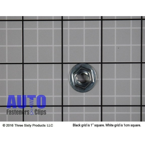 Auveco # 3405 Thread Cutting Nut 1/4" Stud Size 11/16" Washer Diameter Qty 200.