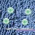 thumbnail image 6 of LQQBOX Bathroom Rugs Chenille Bath Mats Set 3 Piece Extra Soft and Absorbent Shaggy Rugs, Machine Wash and Dry, Perfect Plush Bath Mats for Tub, Bathroom ​Decor, Washable Carpets Set, Fog Blue, 6 of 7