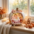 thumbnail image 6 of Dalxymotic Halloween Ghost Pumpkin Light, Fall Miniature Pumpkin Dollhouse Decor, Desktop Decoration Gift, Mini House Decor, Halloween Ornament for Desktop, Shelf, Mantel, Office, 6 of 6