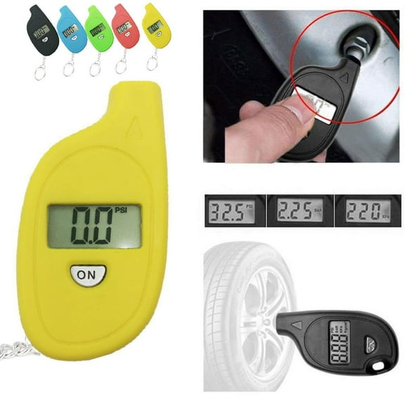 QHUDLV Digital Tire Pressure Gauge,Mini TPMS Tool,Car Bike Motorcycle Compatible