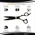thumbnail image 5 of Facón Professional Razor Edge Barber Hair Cutting Scissors/Shears - Japanese Stainless Steel - 6.5" Length - Fine Adjustment Tension Screw - Salon Quality Premium Shears (The Delta), 5 of 9