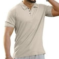 thumbnail image 4 of Men Short Sleeve Tops Dressy Elegant Blouses for Men Dressy Shirts for Men Plus Size Basic Tees Fitted V Neck Warehouse Today Shipping, 4 of 6