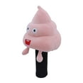 thumbnail image 1 of jinwen Poop Driver Head Cover Accessories Cute Anti Scratch Protection Sleeve Pink, 1 of 9