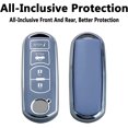 thumbnail image 3 of Key Fob Cover Compatible with Mazda 3 6 8 Miata MX-5 CX-5 CX-9 CX-3 CX-7 RX-8 Atenza Keychain Case Holder Protector,Blue, 3 of 7