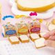 thumbnail image 3 of 4pcs Kawaii Eraser Stationery Toast Bread Rubber Pencil Prizes 3.2*3cm, 3 of 5