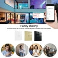 thumbnail image 2 of Tssuoun Tuya Smart Light Switches App Remote Control Panel Voice Timing Module Household Office Living Room Black, 2 of 6